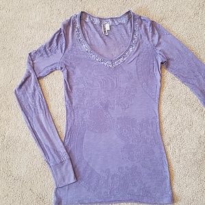 BKE long sleeve, burnout shirt